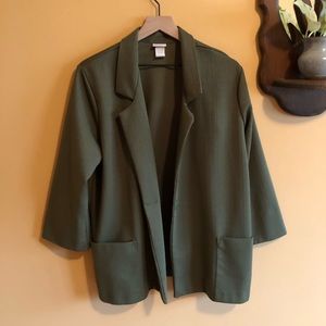 Olive green blazer